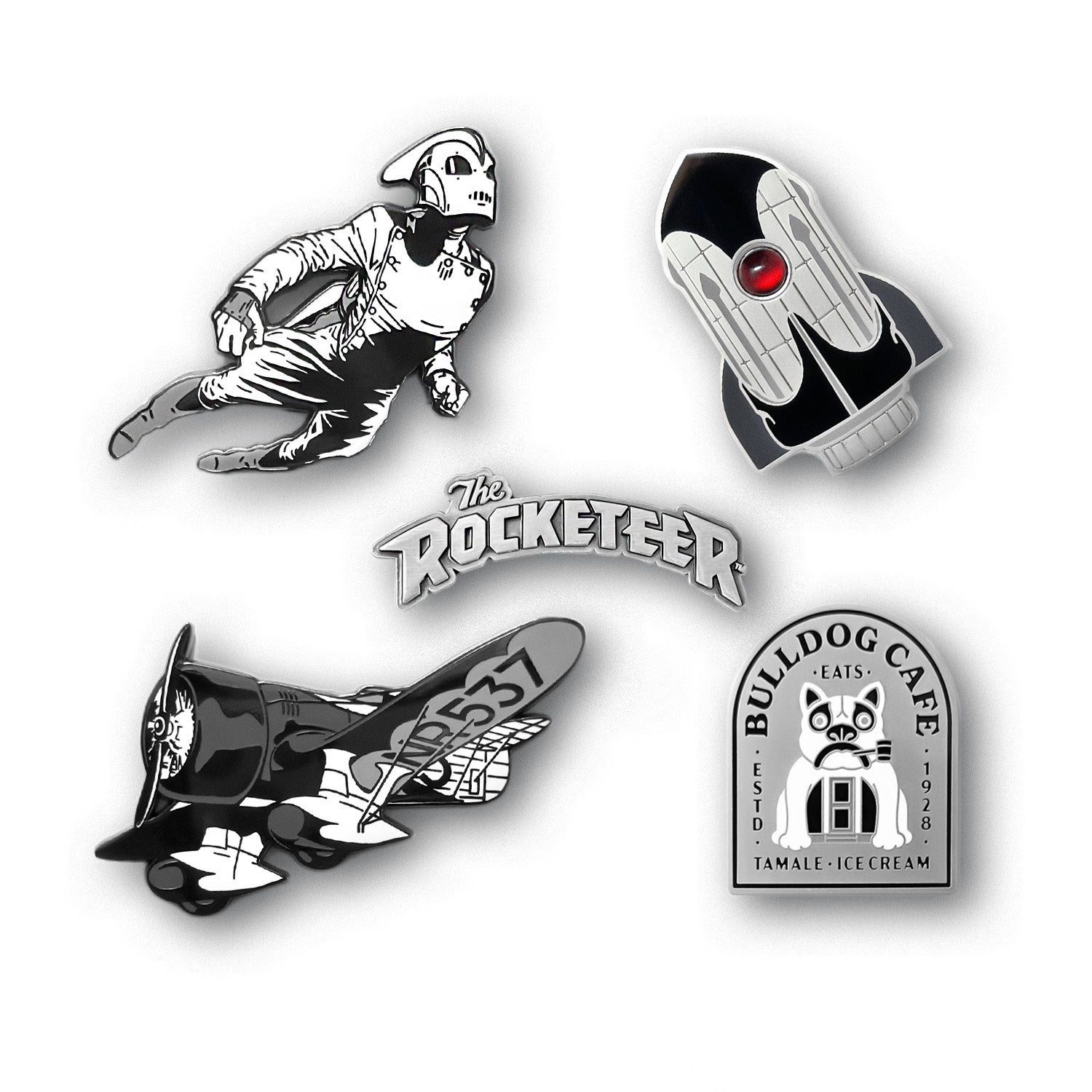 The Rocketeer Collector's Pin Set
