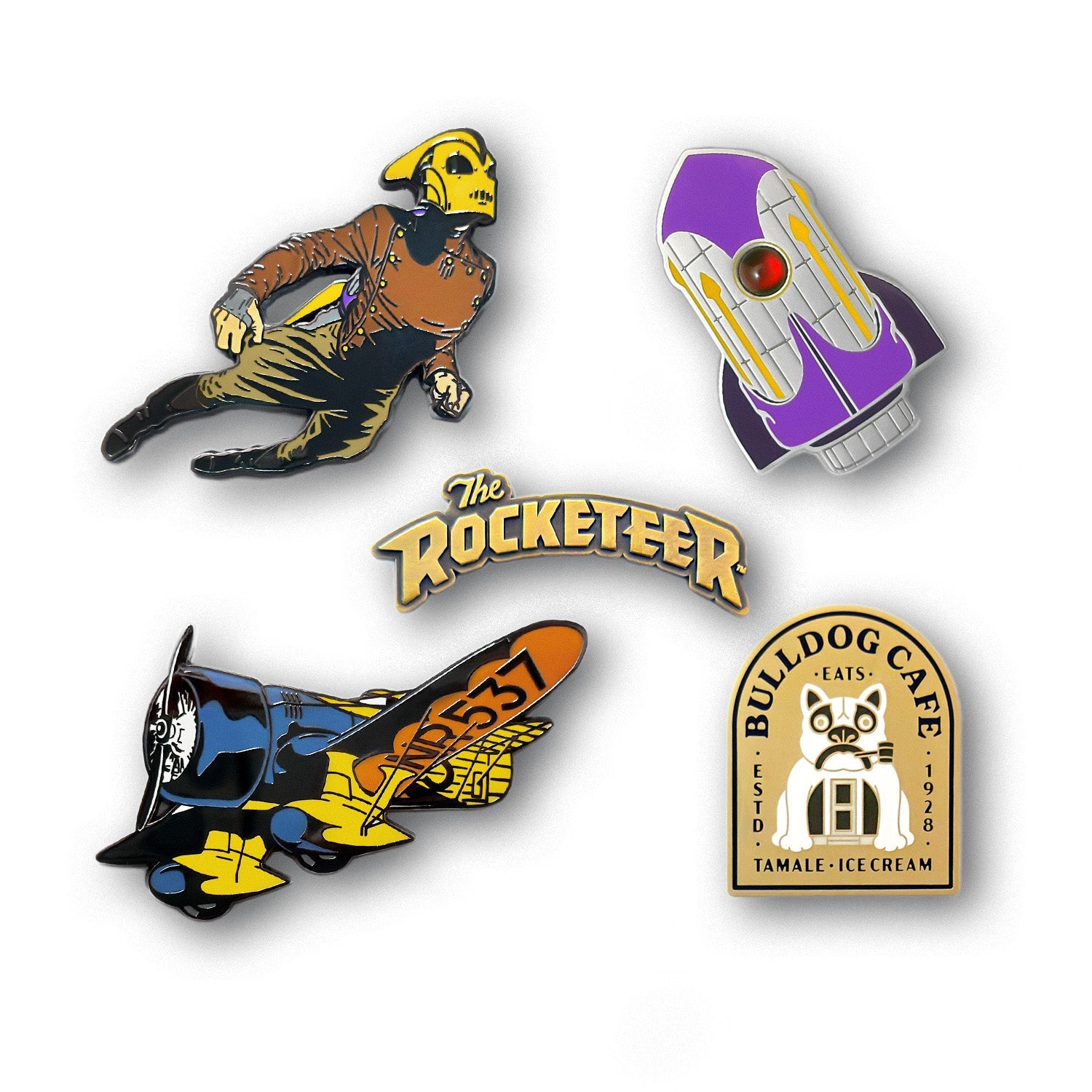The Rocketeer Collector's Pin Set