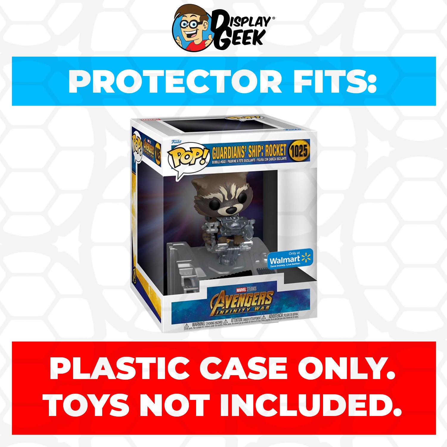 Pop Protector for Guardians Ship Rocket in Benatar #1025 Funko Pop Deluxe