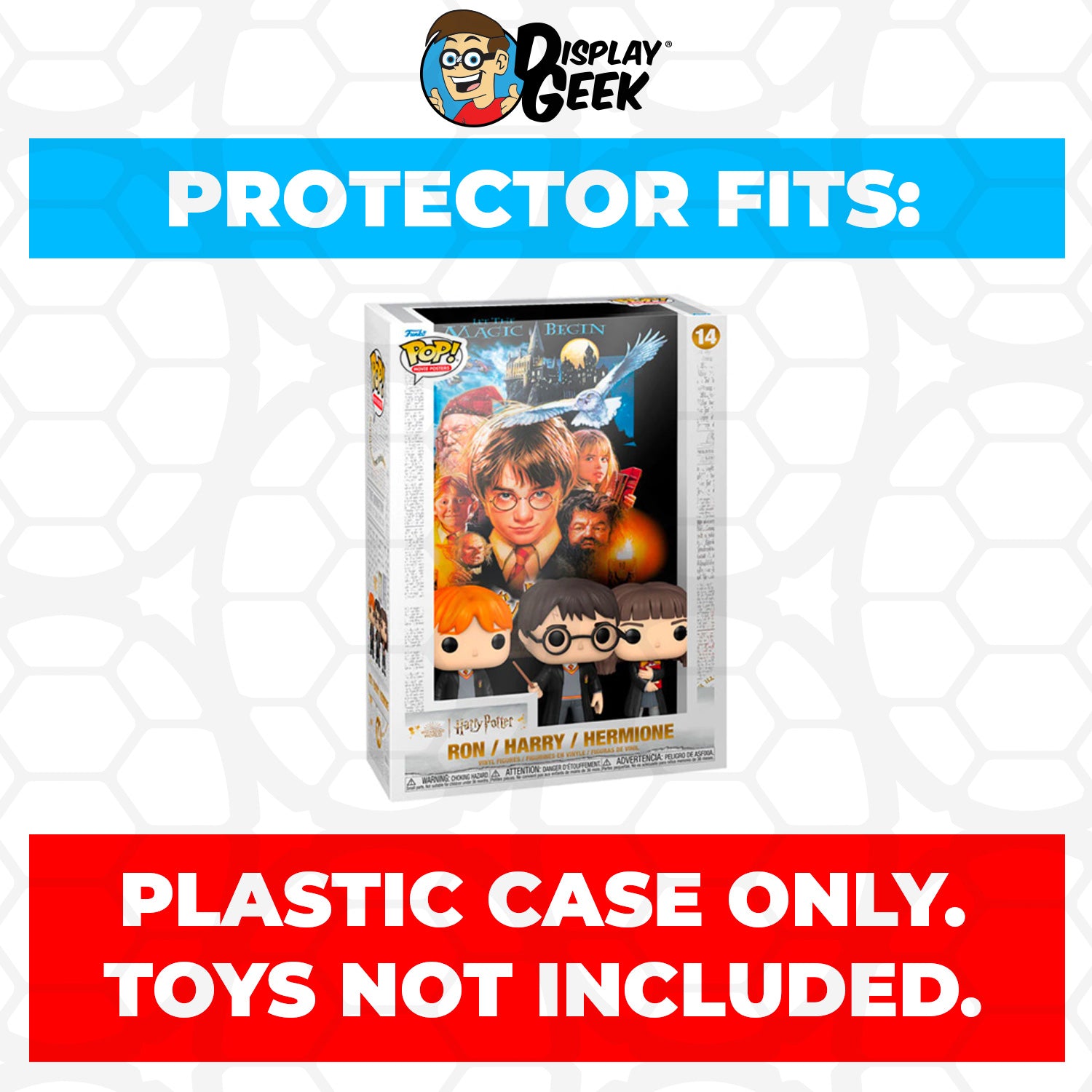 Pop Protector for Ron, Harry & Hermione #14 Funko Pop Movie Posters