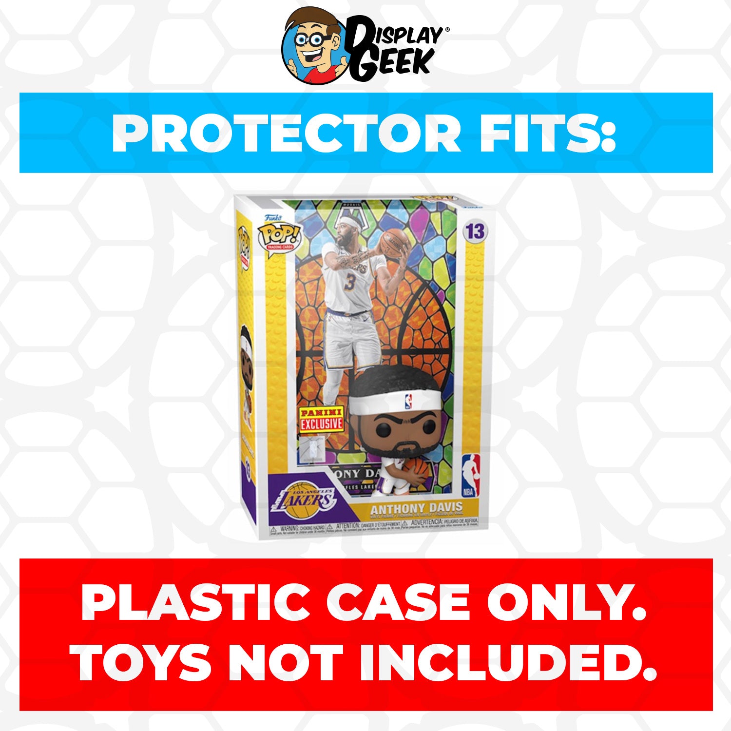 Pop Protector for Anthony Davis Los Angeles Lakers #13 Funko Trading Cards