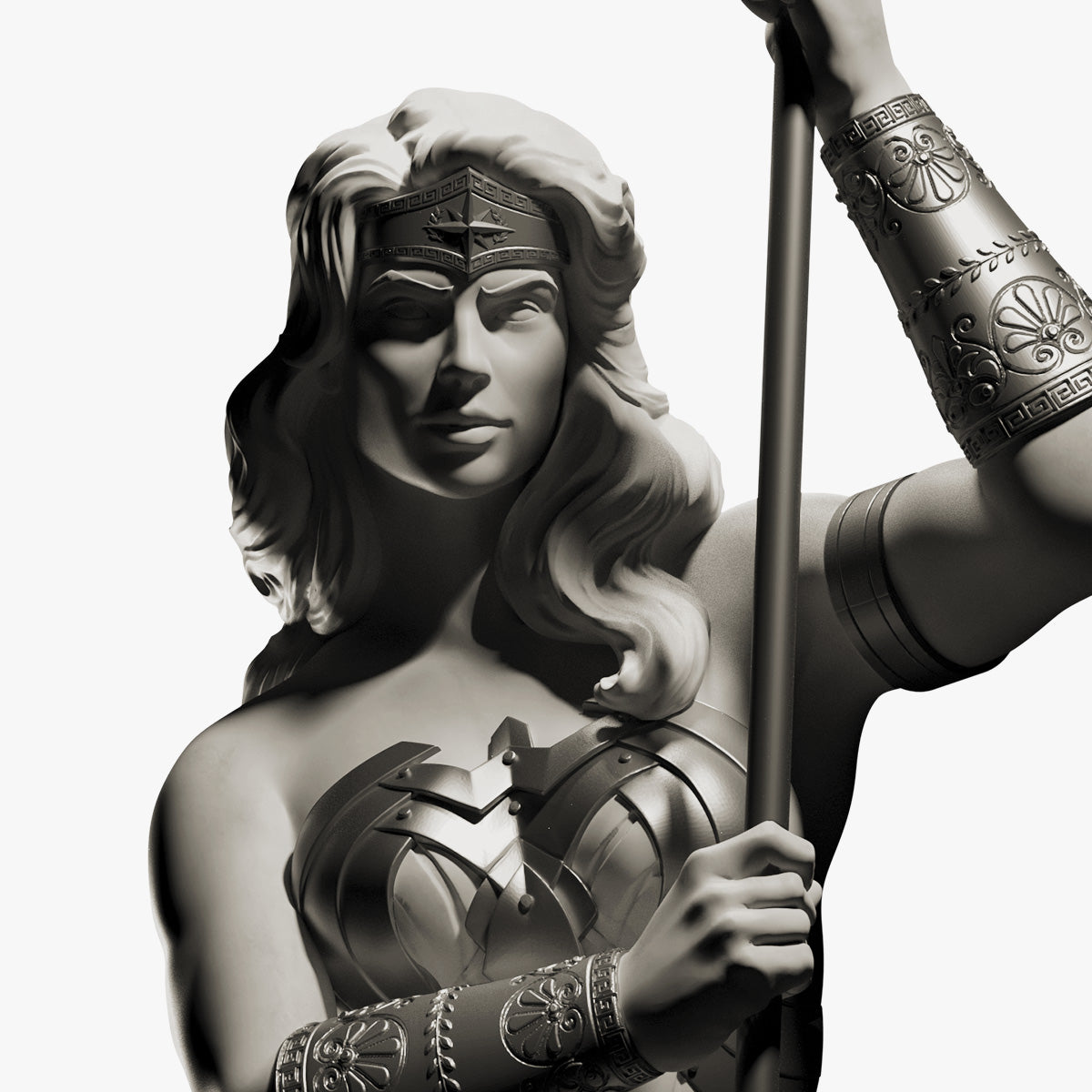 Wonder Woman: Princess of Themyscira Statue — Silver Edition