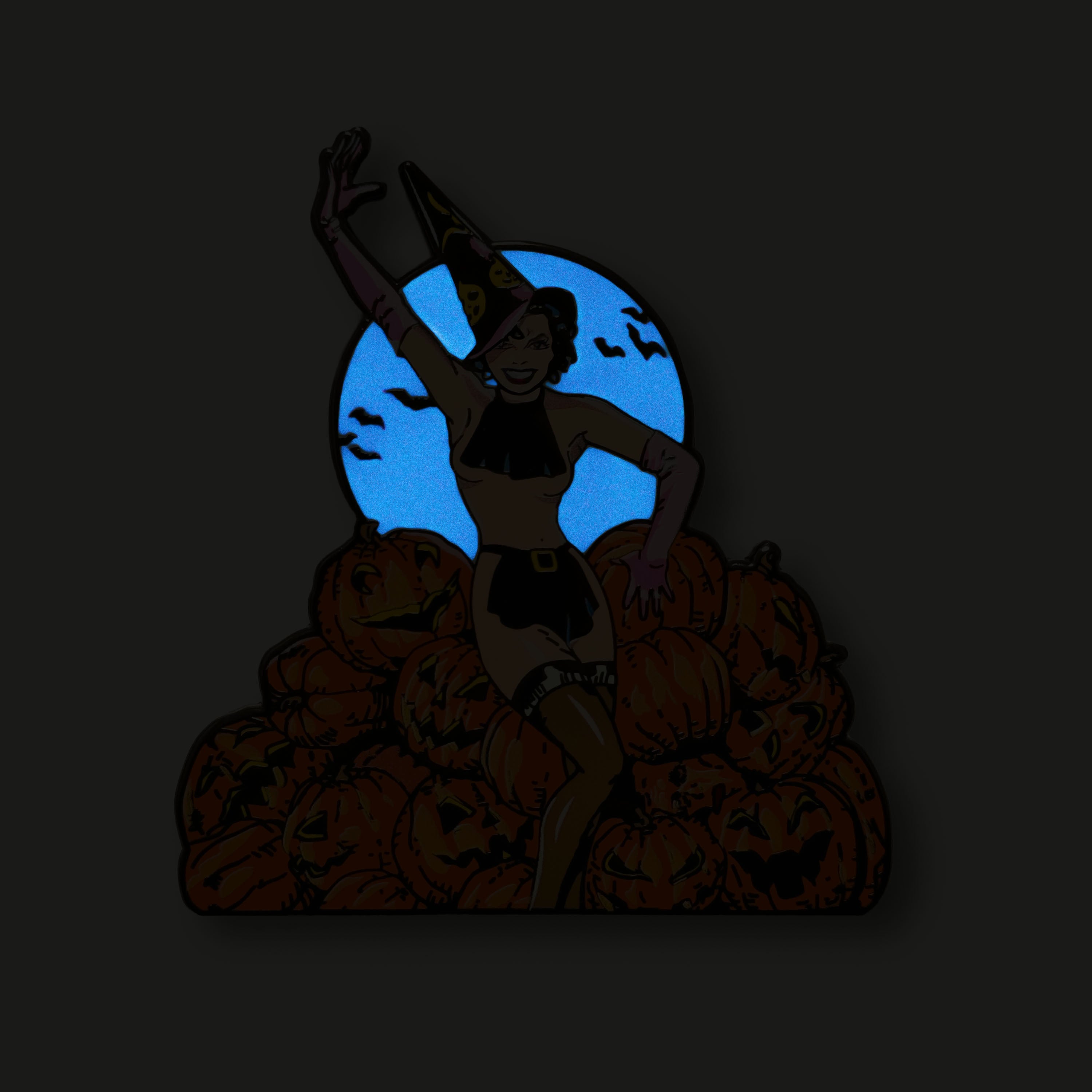 Dave Stevens "Pumpkin Pie" Enamel Pin