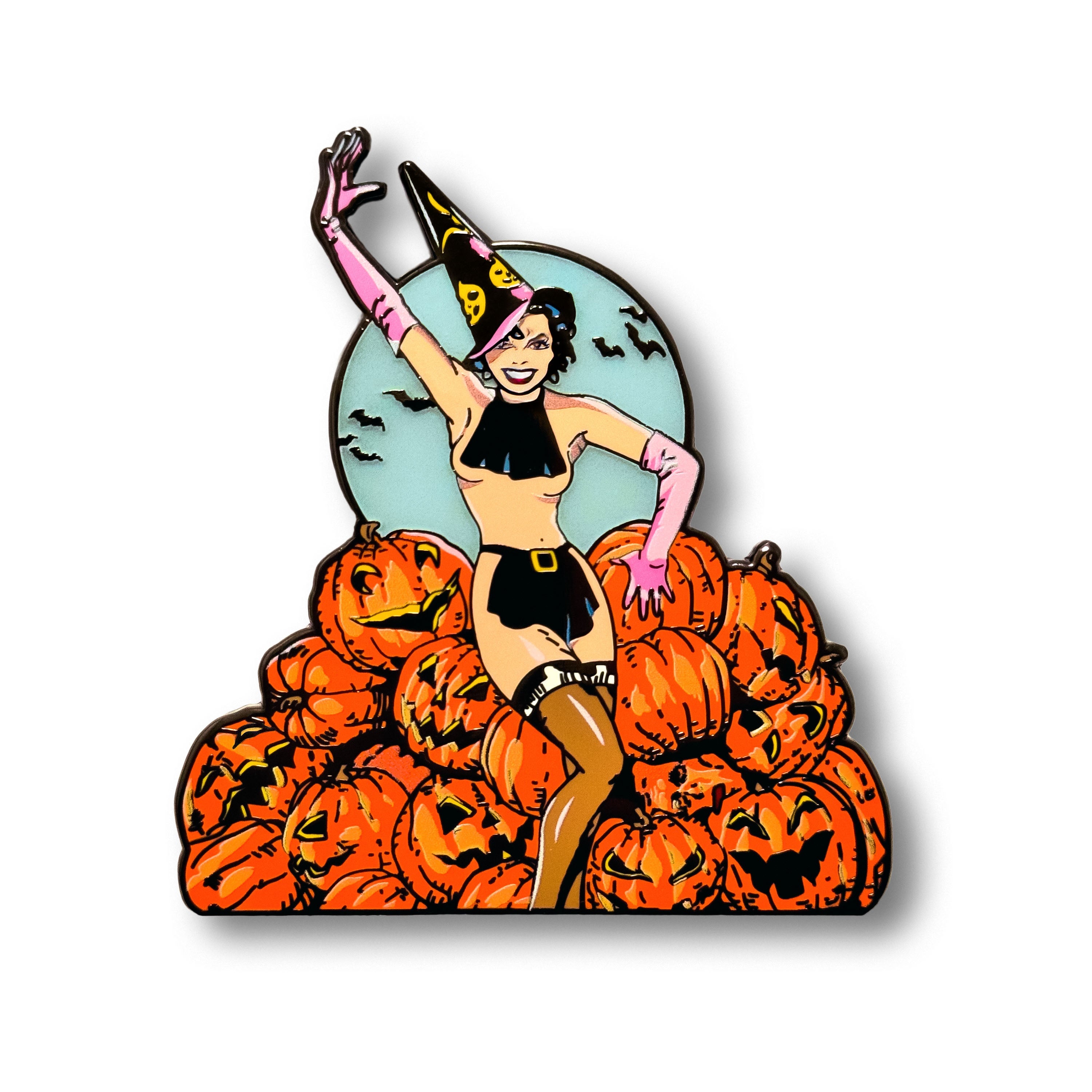 Dave Stevens "Pumpkin Pie" Enamel Pin