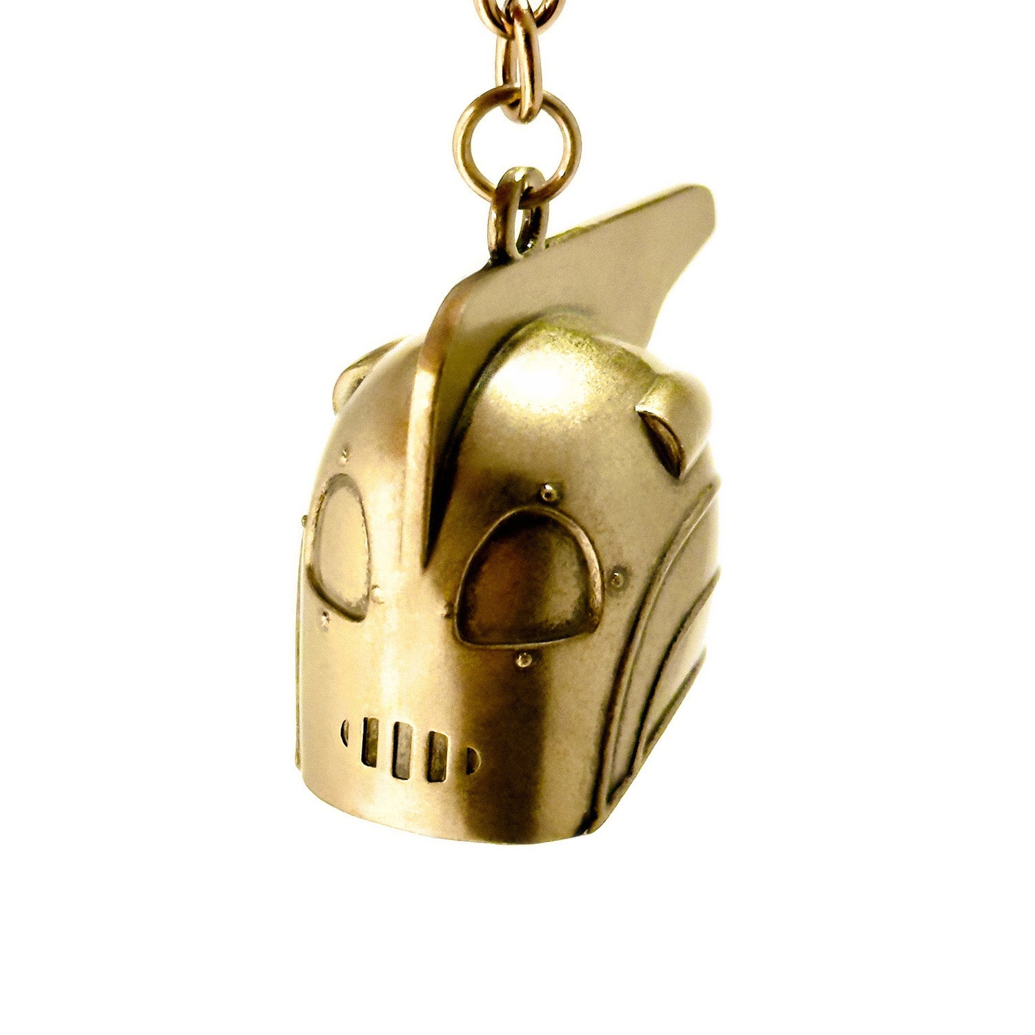 The Rocketeer Helmet Keychain - Antique Gold
