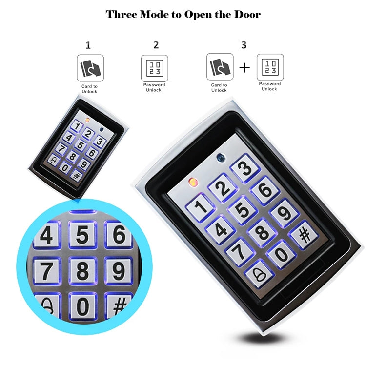 Standalone Keypad Access Control System (7612)(Silver)