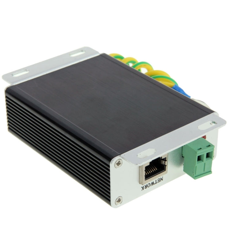FSPD-02 2 in 1 CCTV Video Monitor Surge Protection Arrester(Black)