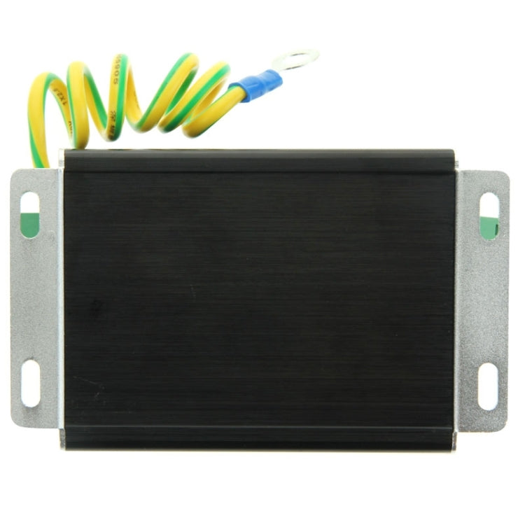 FSPD-02 2 in 1 CCTV Video Monitor Surge Protection Arrester(Black)