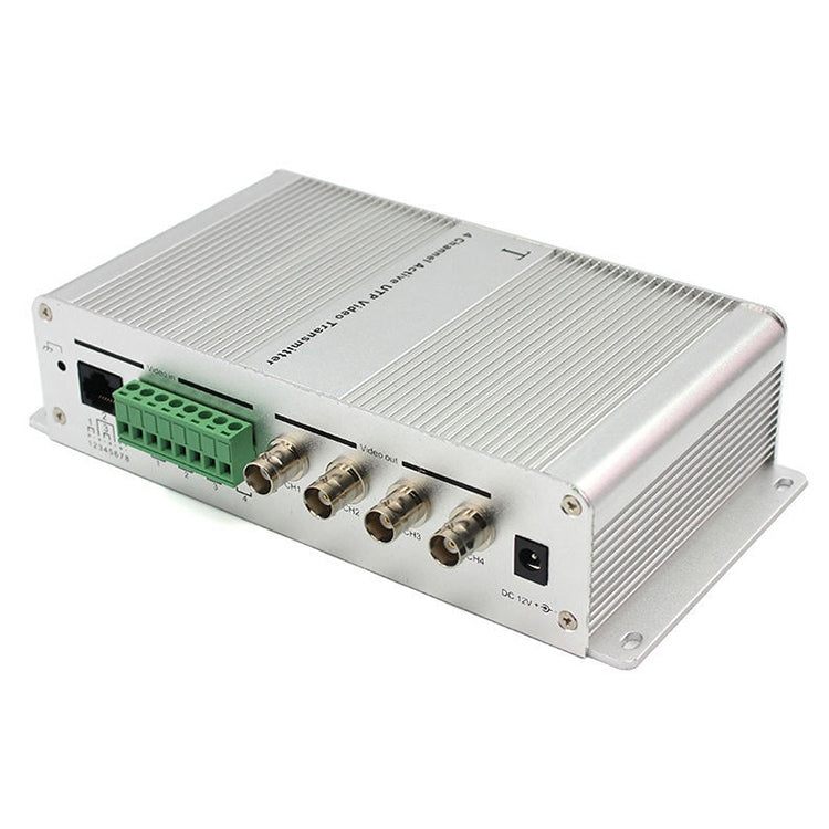 4 Channel Active UTP Video Transmitter(Silver)