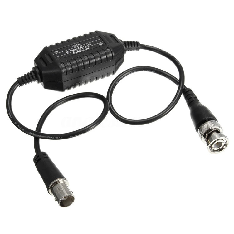 Coaxial Video Ground Loop Isolator(Black)