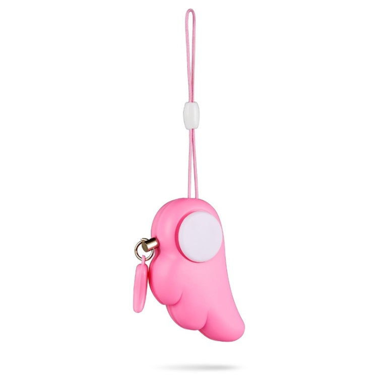 Angel Wing Anti-rape Device Personal Alarm, Self-defense Defend Wolf, Mini Alarm with 90dB Alarm Sound for Girl and Kids(Pink)