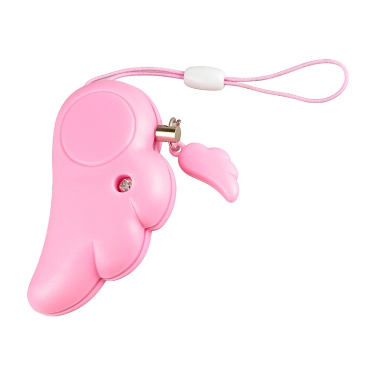 Angel Wing Anti-rape Device Personal Alarm, Self-defense Defend Wolf, Mini Alarm with 90dB Alarm Sound for Girl and Kids(Pink)
