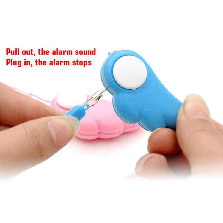 Angel Wing Anti-rape Device Personal Alarm, Self-defense Defend Wolf, Mini Alarm with 90dB Alarm Sound for Girl and Kids(Pink)