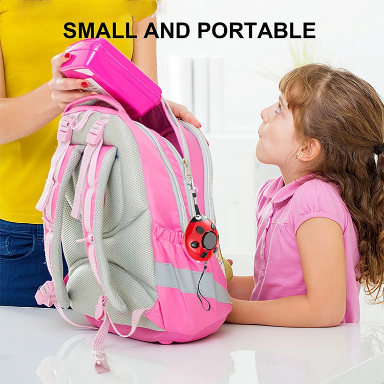 Ladybug Personal Alarm, Self-defense Defend Wolf, Mini Alarm for Girl and Kids(Red)