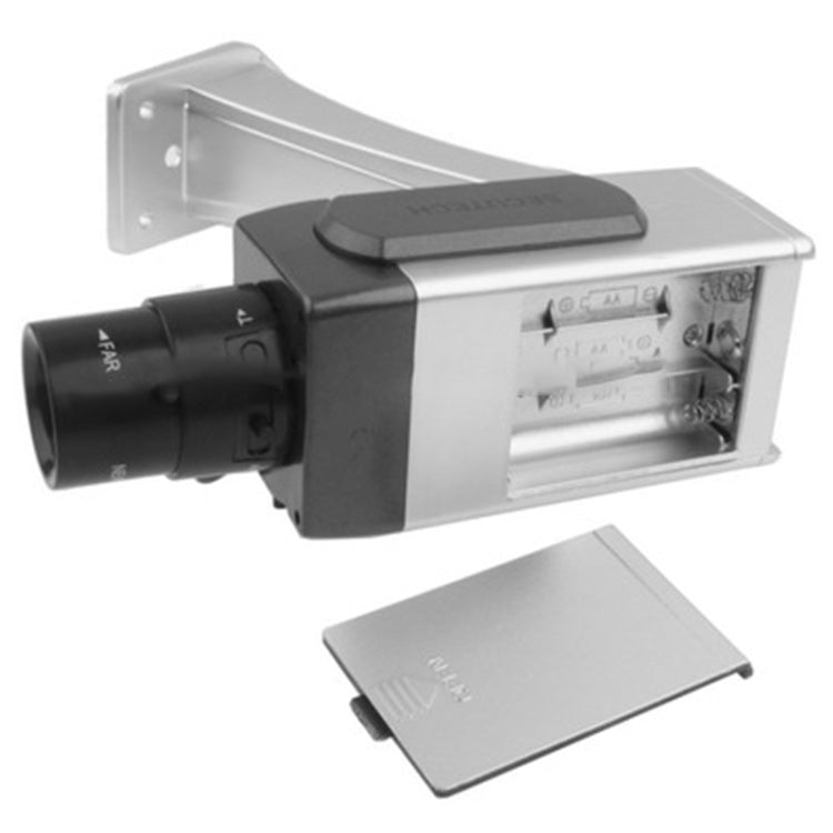 Fake Dummy Wireless Surveillance IR LED Security Camera with 45 Rotation(Silver)