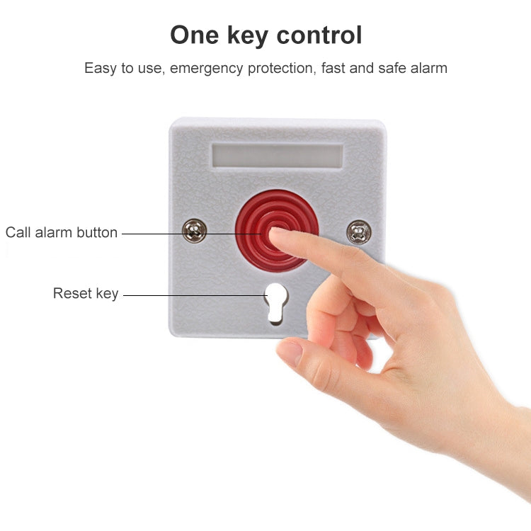 Hold Up Button / Emergency Button / Panic Button (PB-68)(Grey)