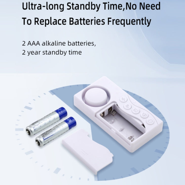 4 in 1 Door Magnet Refrigerator Delayed Door Closing Bell Anti-theft Alarm (3V)