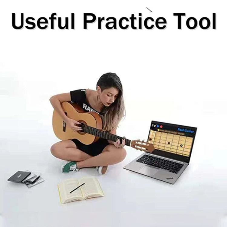 USB Interface Guitar Link Cable PC / MAC Recording(Black)