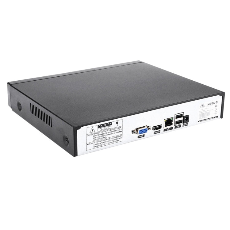 N8/1U-M 8CH H.264 NVR Network HDD Digital Video Recorder, Support VGA / RJ45 NET / USB 2.0(Black)