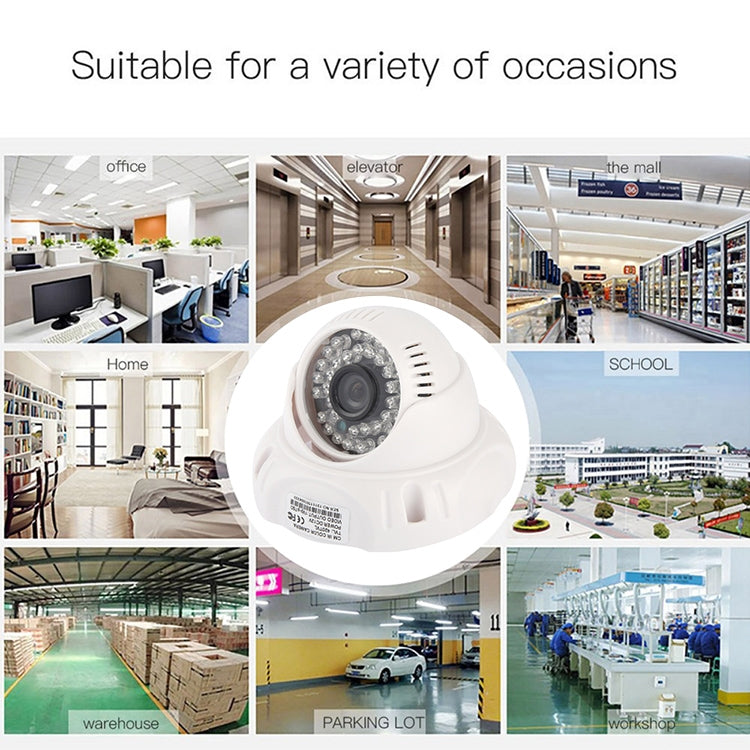 CMOS 420TVL 3.6mm Lens ABS Material Color Infrared Camera with 36 LED, IR Distance: 20m