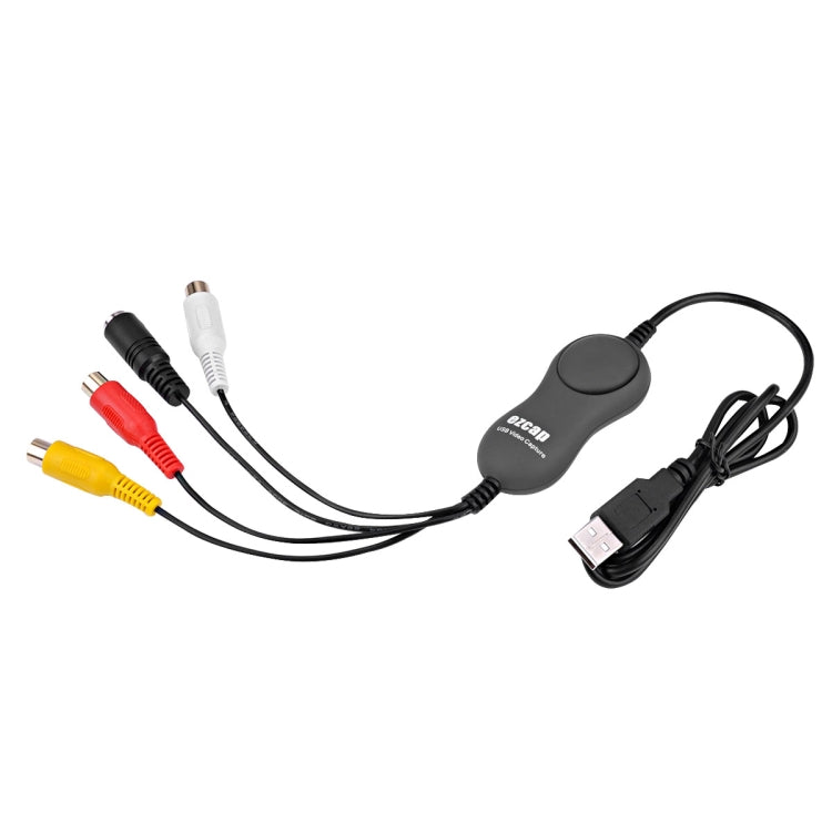 Ezcap USB 2.0 Video Capture, Support MPEG 2 Recording Format, TV System: PAL / NTSC(Grey)