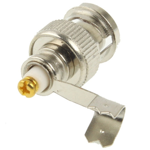 BNC Male Plug Bend Connector Adapter to Coaxial Cable