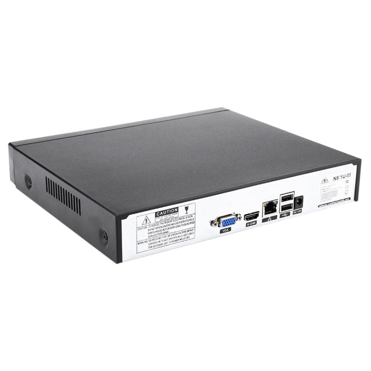 N4/1U-M 4CH H.264 DVR Network HDD Digital Video Recorder, Support VGA / RJ45 NET / USB 2.0(Black)