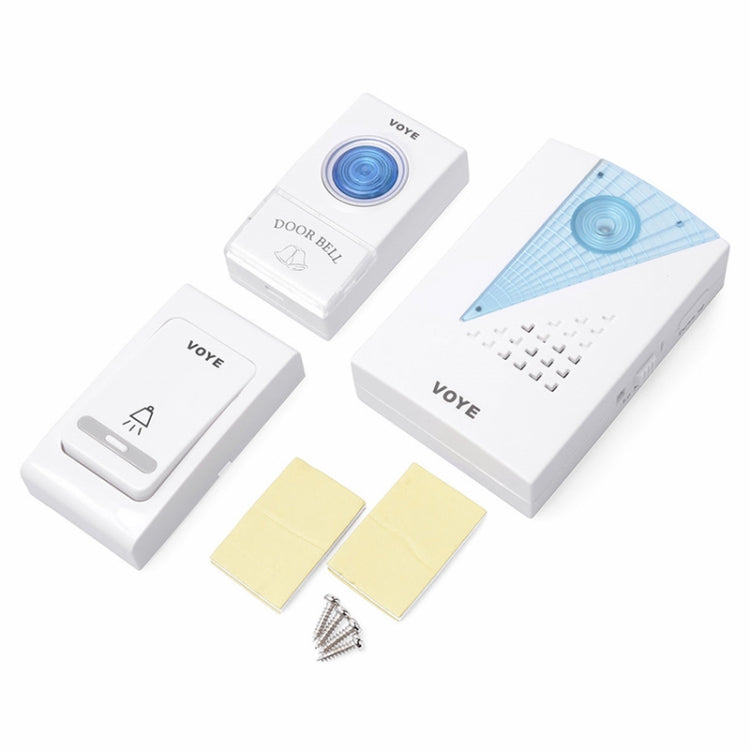 VOYE V001AB Wireless Doorbell with 2 Remote Control(White)