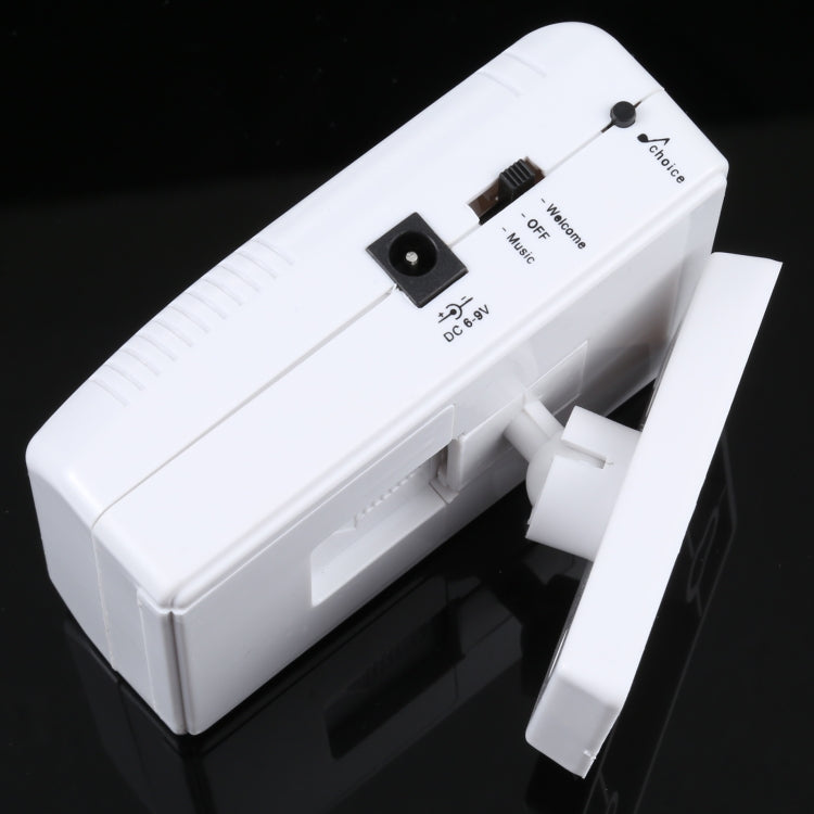 Infrared Sensor Electronic Guest Welcome Doorbell(White)