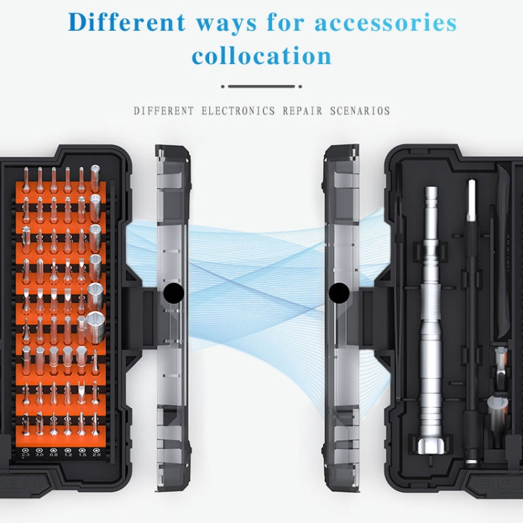JAKEMY JM-8163 62 in 1 Multi-functional Screwdriver Set Repair Tool