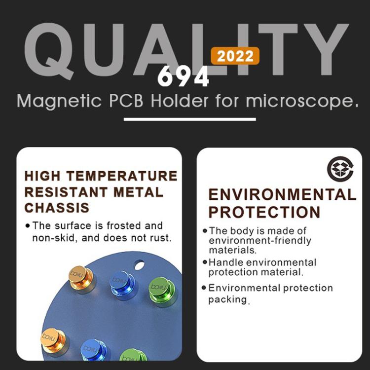 BAKU Universal PCB Fixture Movable Magnetic Jig Board Holder IC Maintenance Repair