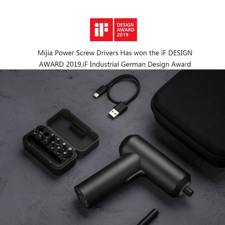 Original Xiaomi Mijia Cordless Rechargeable Screwdriver With 12 PCS  S2 Screw Bits