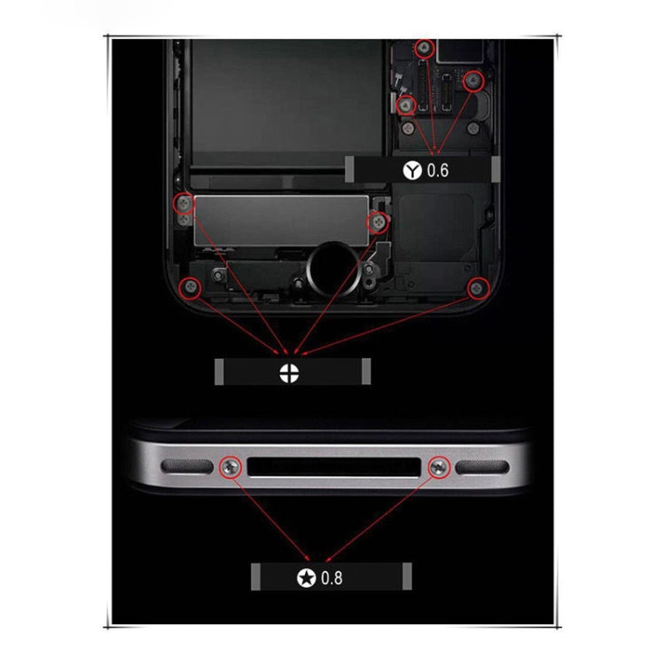 Kaisi T-222 9 in 1 Precision Screwdriver Professional Repair Opening Tool For Mobile Phone Tablet PC