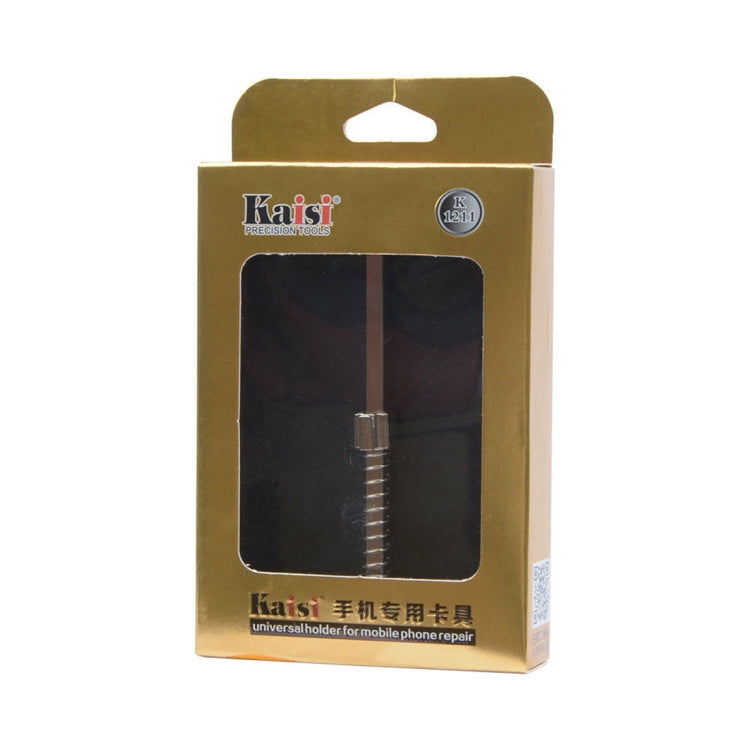 Kaisi K-1211 Metal PCB Board Holder Jig Fixture Work Station for iPhone Samsung Circuit Board Repair Tools(Black)