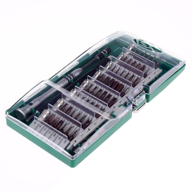 60 in 1 S2 Tool Steel Precision Screwdriver Nutdriver Bit Repair Tools Kit(Green)
