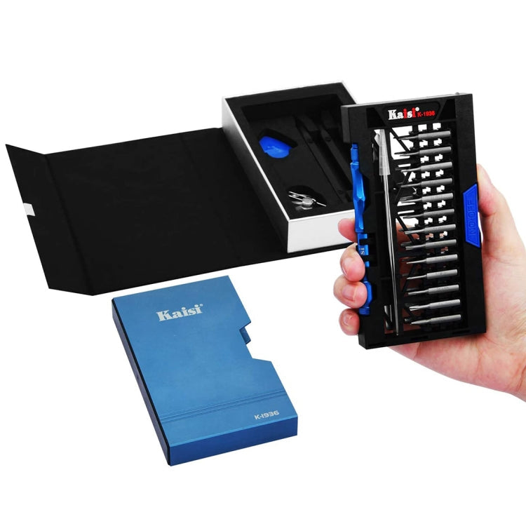 Kaisi K-1936 36 in 1 Precision Screwdriver Set Electronic Repair Tool Kit