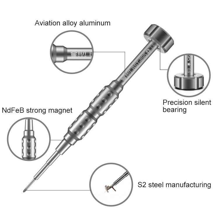 BEST BST-895 6 in 1  Mobile Phone Screwdriver For Mobile Phone Dismantling Screwdriver