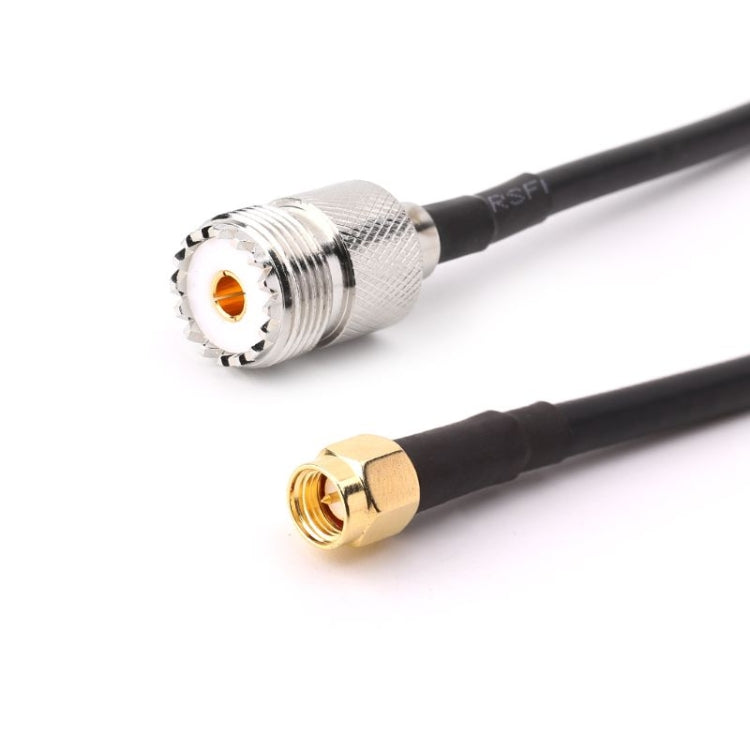 RG58 UHF Female to SMA Male Connecting Cable, Length: 100cm