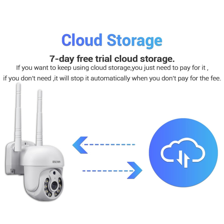 ESCAM WNK714 3.0 Million Pixels 4-channel HD Dome Camera NVR Wireless Monitoring Kit, EU Plug