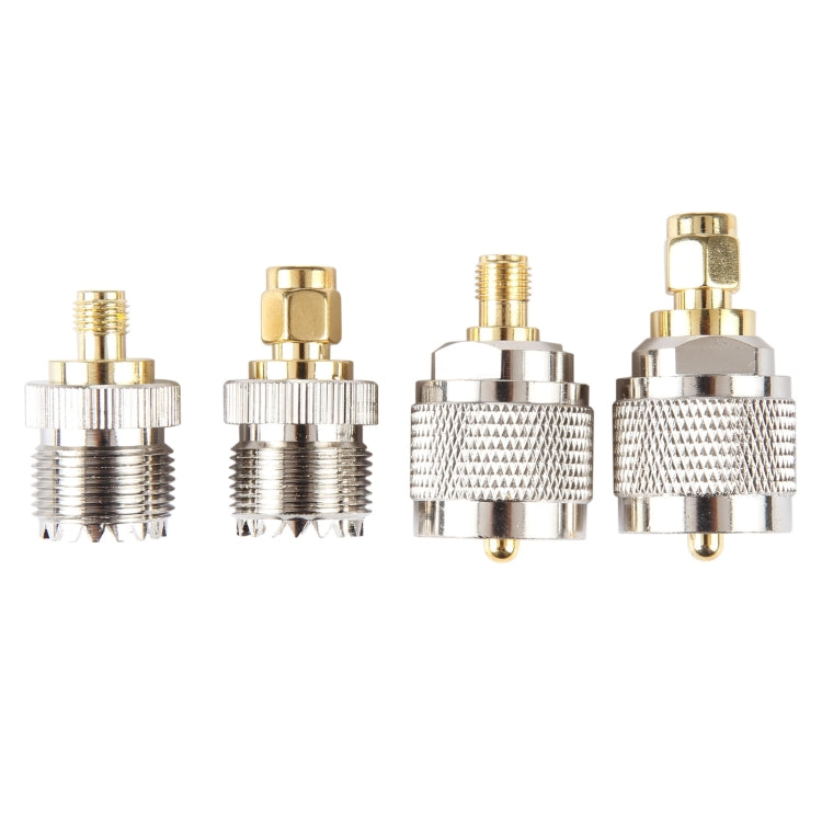 4 in 1 UHF To SMA RF Coaxial Connector Adapter