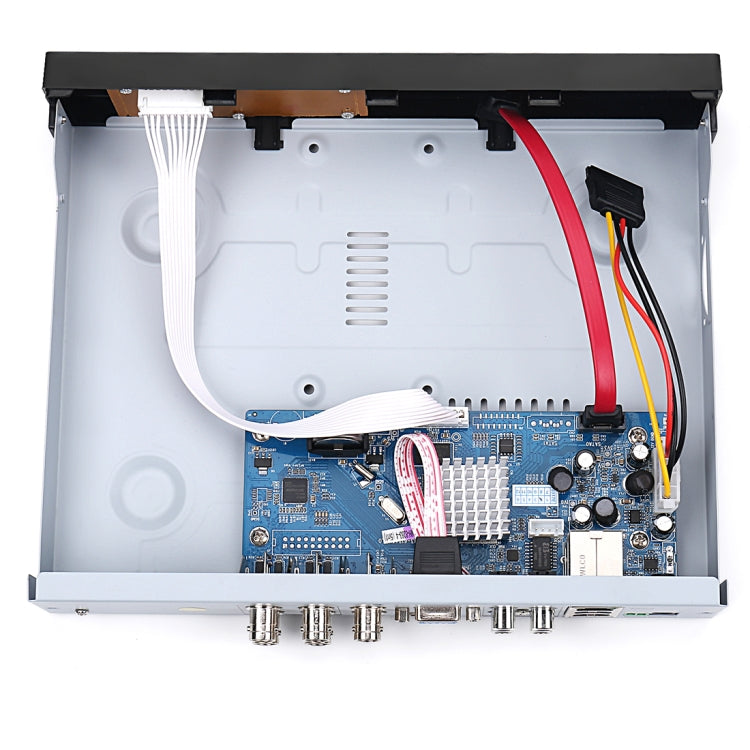 A4B5 4 Channel 720P 1.0 Mega Pixel 4 x Bullet AHD Cameras AHD DVR Kit, Support Night Vision / Motion Detection, IR Distance: 20m(Black)