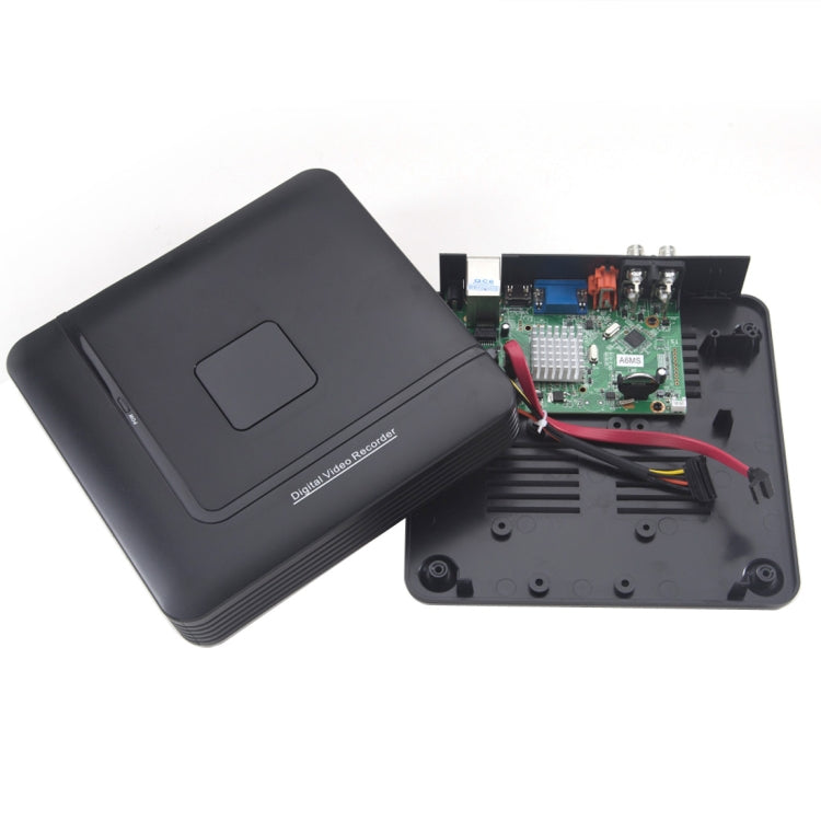 A4/Mini-MS 5 in 1 4-Channel Dual Stream H.264 1080N Mini AHD DVR, Support AHD / TVI / CVI / CVBS / IP Signal(Black)