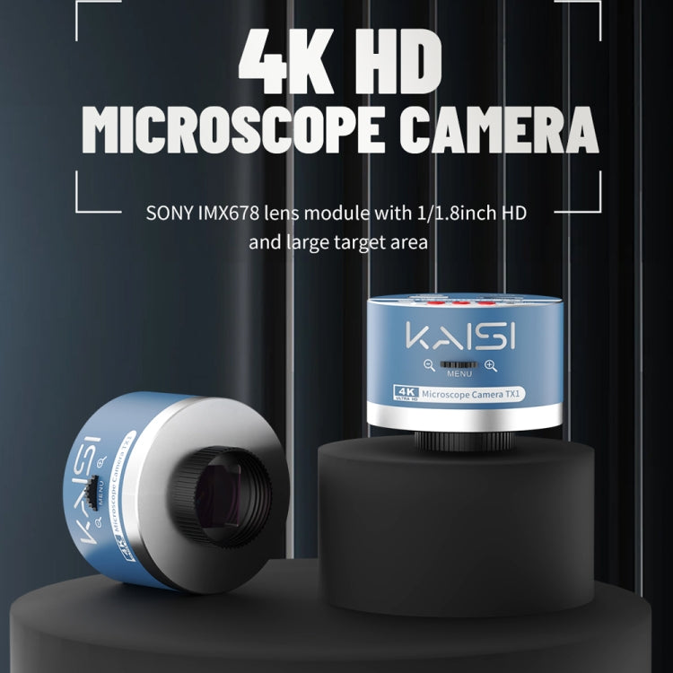 Kaisi TX1 IMX678 Sensor 55MP 4K Ultra HD Industry Microscope Camera