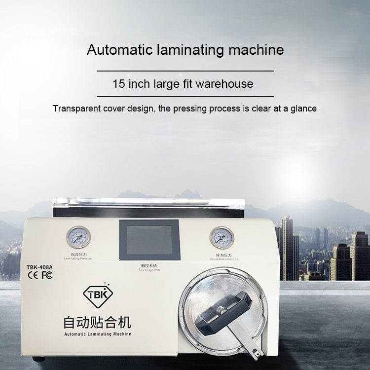 TBK-408A 15 inch Mobile Phone LCD Automatic Laminating Machine Transparent Cover and Autoclave Bubble Remover