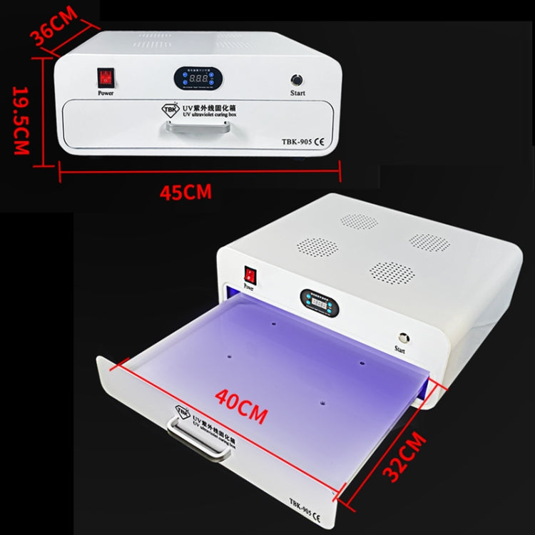 TBK-905 220V UV Curing Box Mobile Phone LCD Screen Glass OCA Curing Bonding