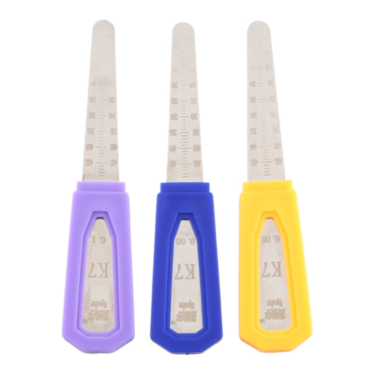 Spahr K7 0.1 / 0.08 / 0.06 mm Stainless Steel Ruler Phone   Disassembly Hand Tool