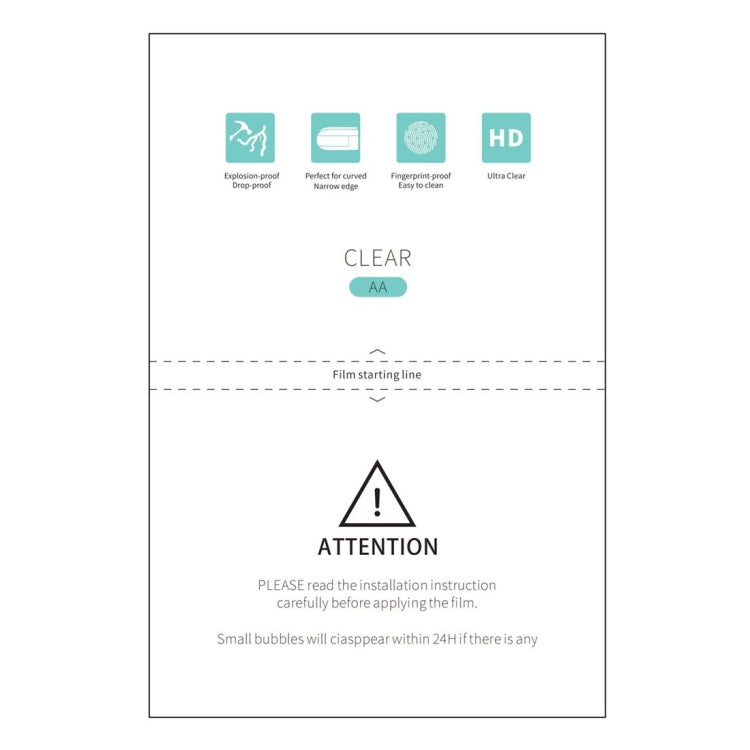 50 PCS F0005 HD TPU (Domestic) Soft Film Supplies for Protector Cutter