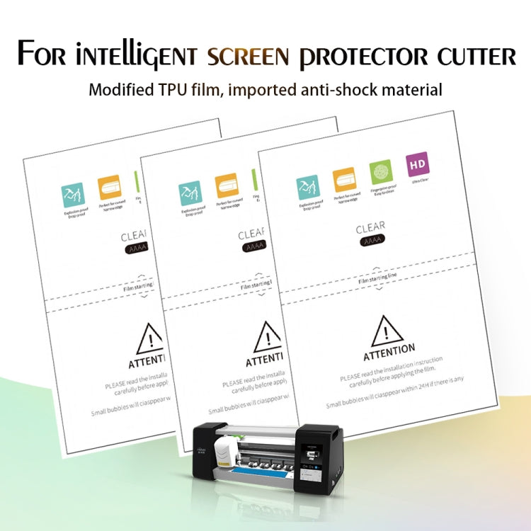 50 PCS F0006 High Definition Silicone TPU Soft Film Supplies for Protector Cutter