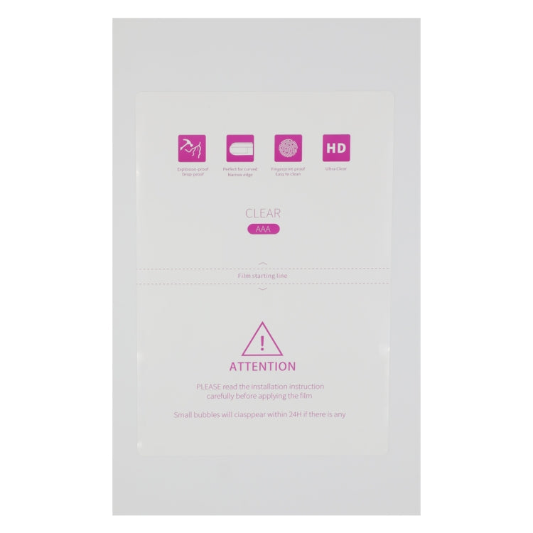 50 PCS F0007 HD TPU Tablet Soft Film Supplies for Protector Cutter