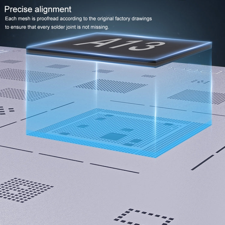 Qianli QS04 Bumblebee Stencils BGA Reballing Planting Tin Plate For iPhone X/8/8 Plus
